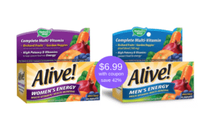 Nature's Way Alive! Multi-Vitamin Coupon and Sale at Safeway - Super ...