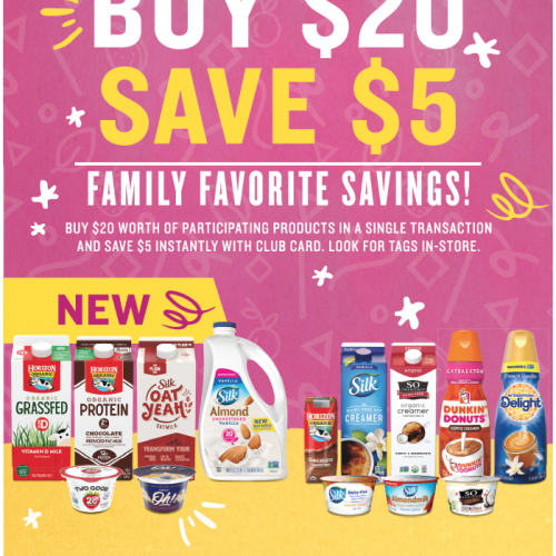 Buy 20 Save $5 Whitewave and Dannon Promotion at Safeway