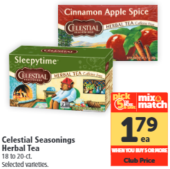 Celestial Seasonings coupons