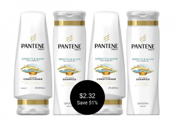 Pantene Shampoo or Conditioner = as Low as $2.32 Per Bottle at Safeway