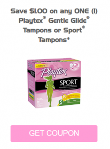 New Playtex Tampons Coupon and Sale, Save 50% on Tampons at Safeway - Super Safeway