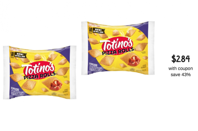 New Totino's Pizza Rolls Coupon and Sale, Pay Just $2.84 for 50 Pizza ...