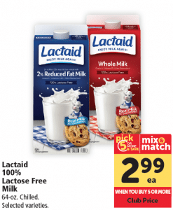 Lactaid Milk Coupon and Sale, Pay just $1.99 - Super Safeway