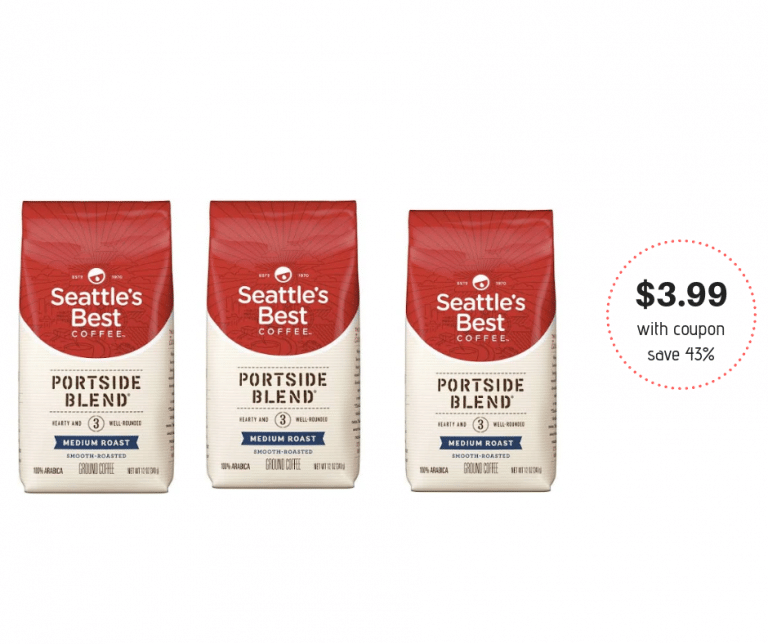 Seattle's Best Coffee 3.99 a Bag With Coupon and Sale at Safeway