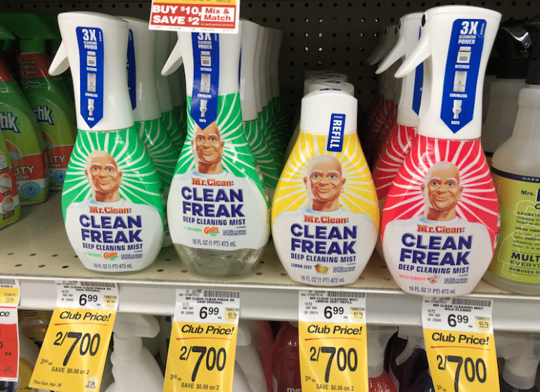 Try New Mr. Clean Clean Freak Deep Cleaning Mist for Just 1.75 with