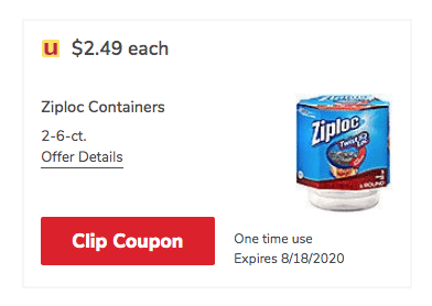 ziploc Containers coupon