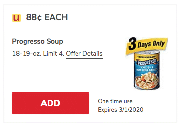 Progresso Soup Cans Just $.88 Each With Coupon at Safeway - Super Safeway