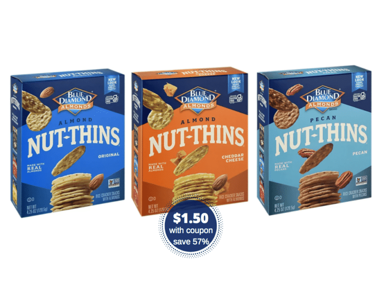 Get Blue Diamond NutThins Crackers for Just 1.49 a Box at Safeway