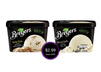 Breyers Ice Cream Sale at Safeway This Week, Cartons for $2.99 Each