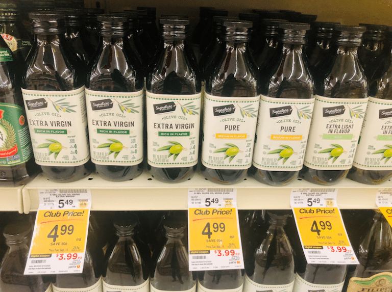 Signature SELECT Extra Virgin Olive Oil 16.9 oz Just $3.99 at Safeway ...
