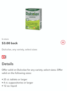 Free Dulcolax Laxative Tablets 25 ct. at Safeway - Super Safeway