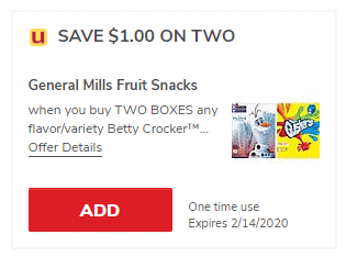 fruit snacks coupon