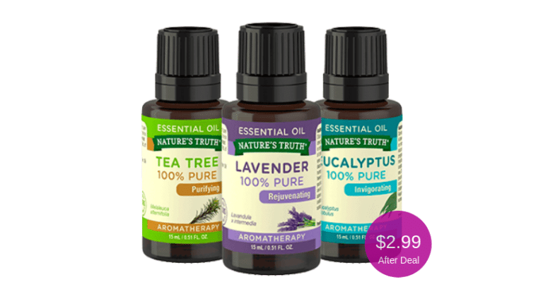 Nature's Truth Essential Oils on Sale at Safeway, Only $2.99 After the