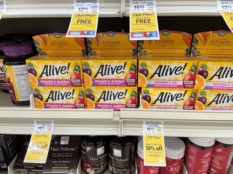 Nature's Way Alive! Multi-Vitamin Coupon and Sale at Safeway - Super ...