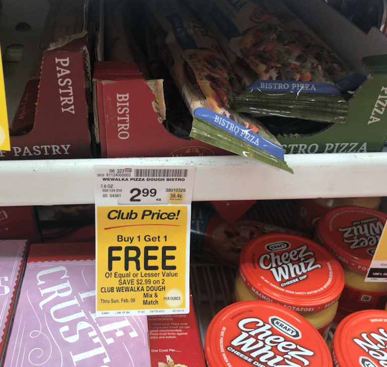 Wewalka Pizza Crust Just .99 With BOGO Free Sale and Coupon at Safeway