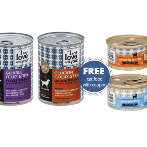 i and love and you cat food