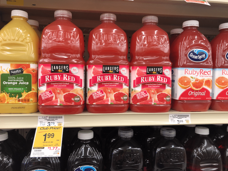 Langers 100% Juices Just $1.77 at Safeway, Save 53% - Super Safeway