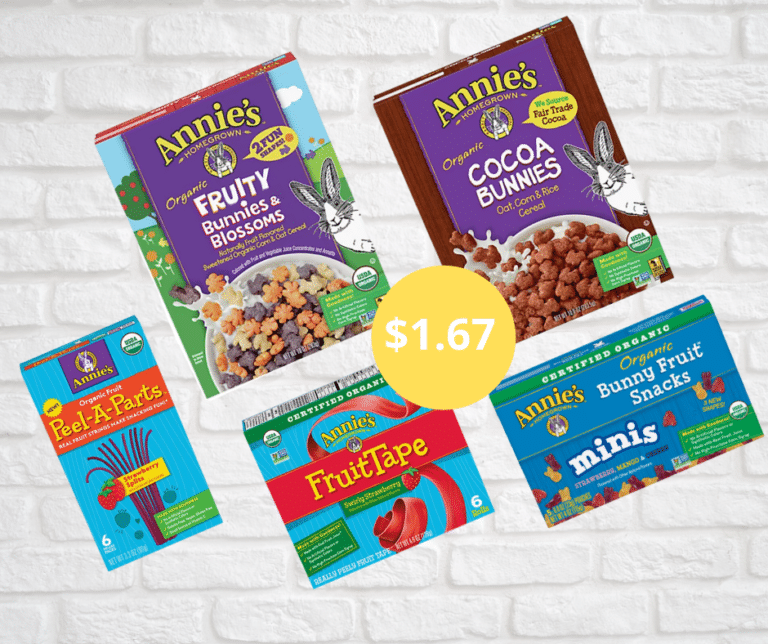Save 67 on Annie's Fruit Snacks and Organic Cereal at Safeway Super