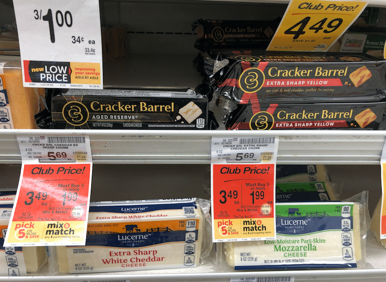 Cracker Barrel Cheese Blocks $.99, Pairing Boards $1.24 and Cheese ...
