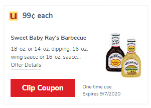sweet baby rays coupon
