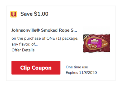 Johnsonville Smoked Sausage Ropes Just $1.99 at Safeway - Super Safeway