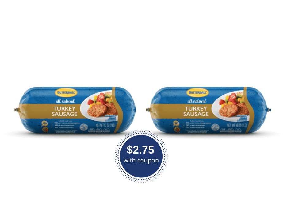 Butterball Turkey Sausage Just $2.75 a Roll at Safeway ...