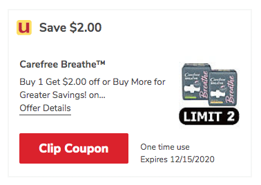 carefree_breathe_liners_Coupon