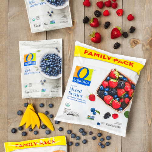 o organics frozen fruit