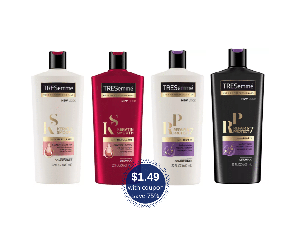 TRESemme PRO Shampoo Conditioner Just 1 49 At Safeway Reg 5 99 