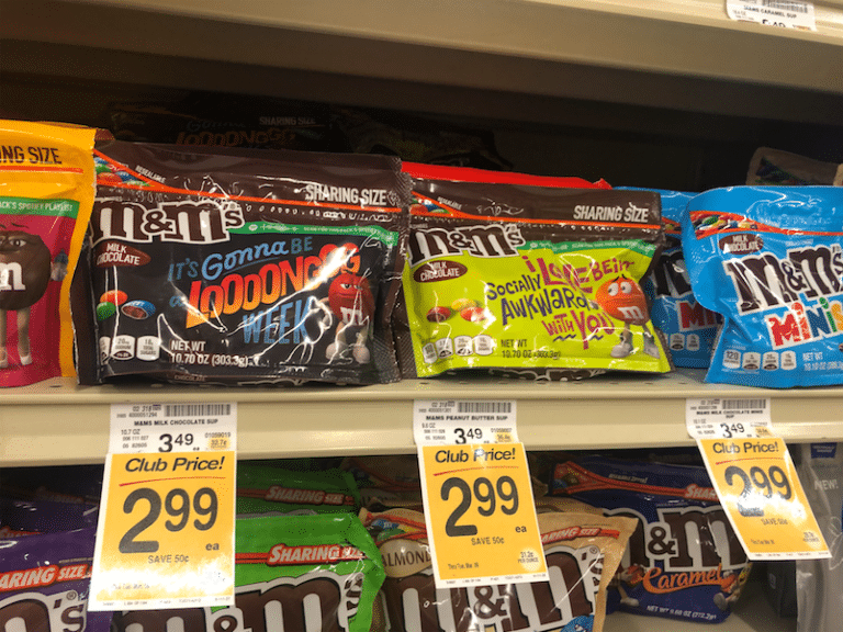 2 FREE M&amp;M's Messages Candy Packs at Safeway - Super Safeway