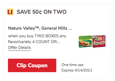 general mills cereal bars coupon