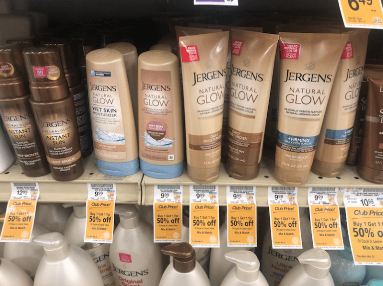 Save 70% on JERGENS Natural Glow Self Tanning Lotion at Safeway, As Low ...