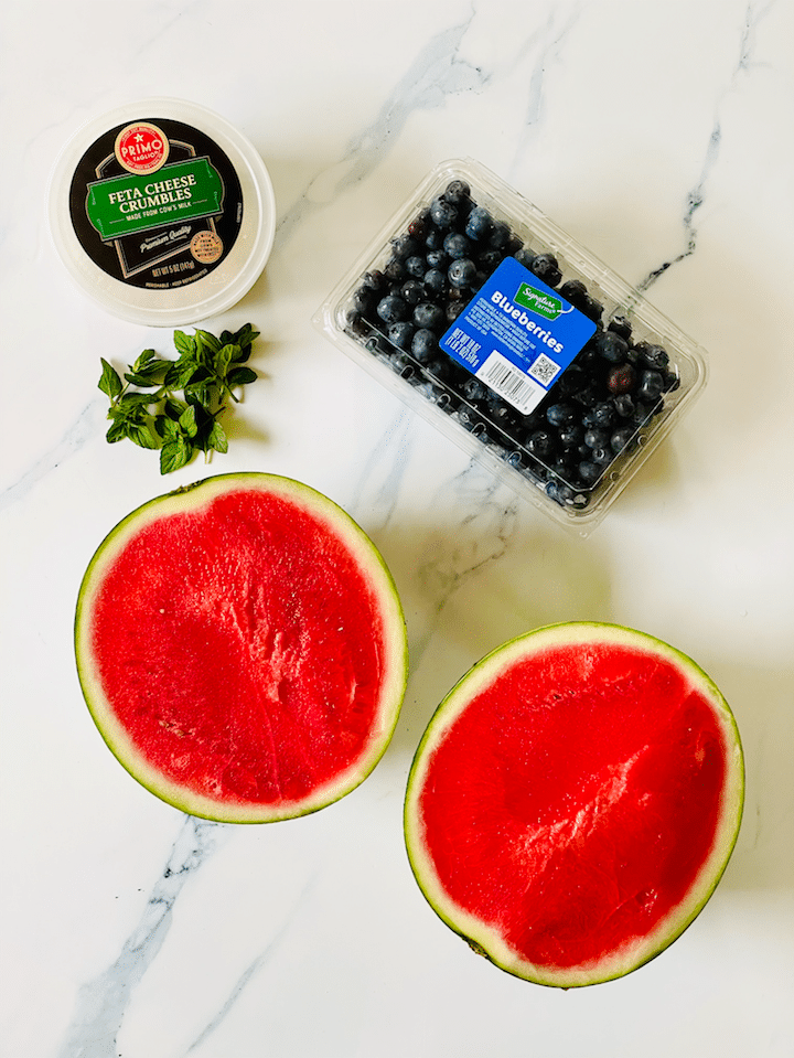 red_white_blue_watermelon_Blueberry_Salad_ingredients