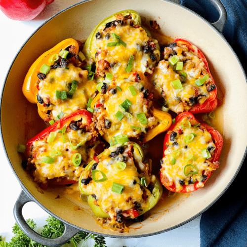 Southwest Vegetarian Stuffed Peppers Super Safeway