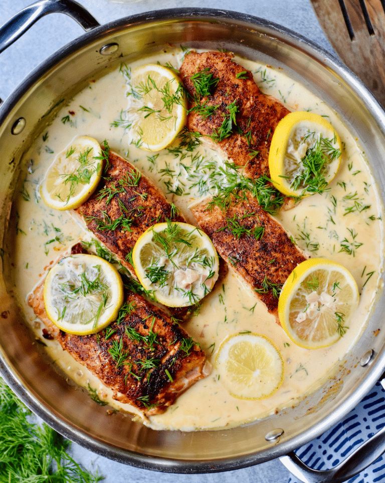Creamy Lemon Dill Salmon Super Safeway