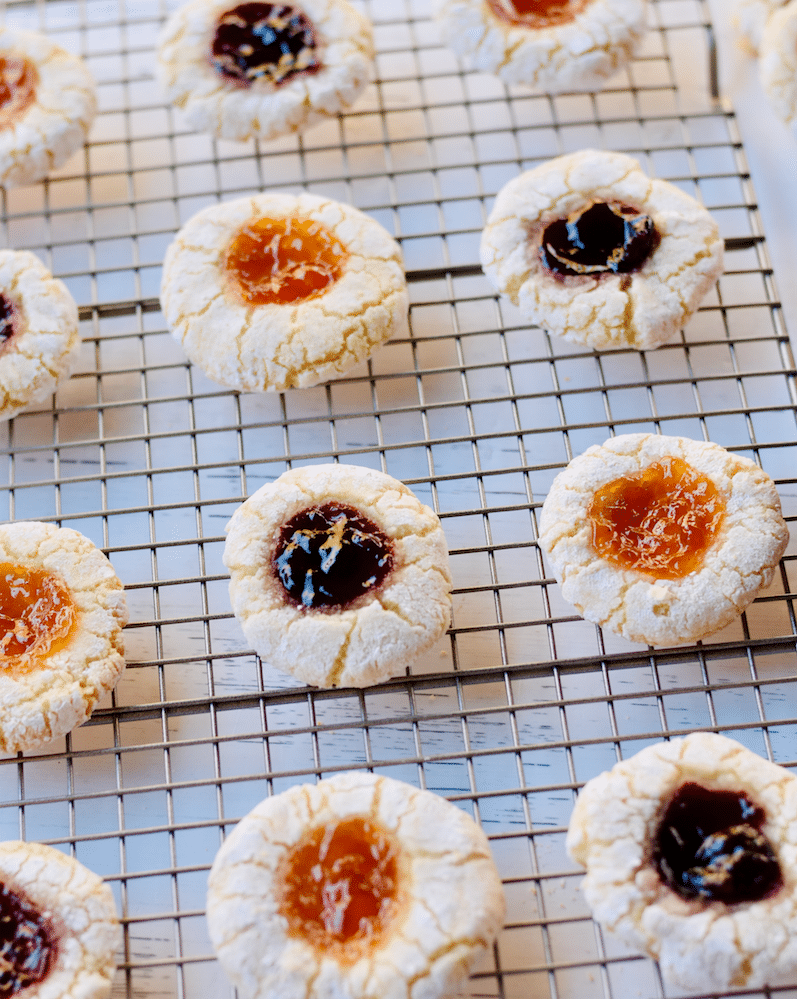 1. Chewy Italian Almond Cookies With Jam