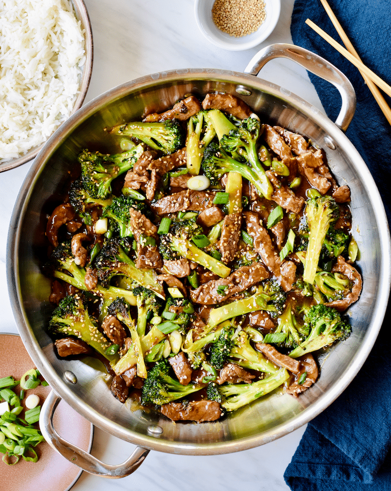 beef and broccoli stir fry